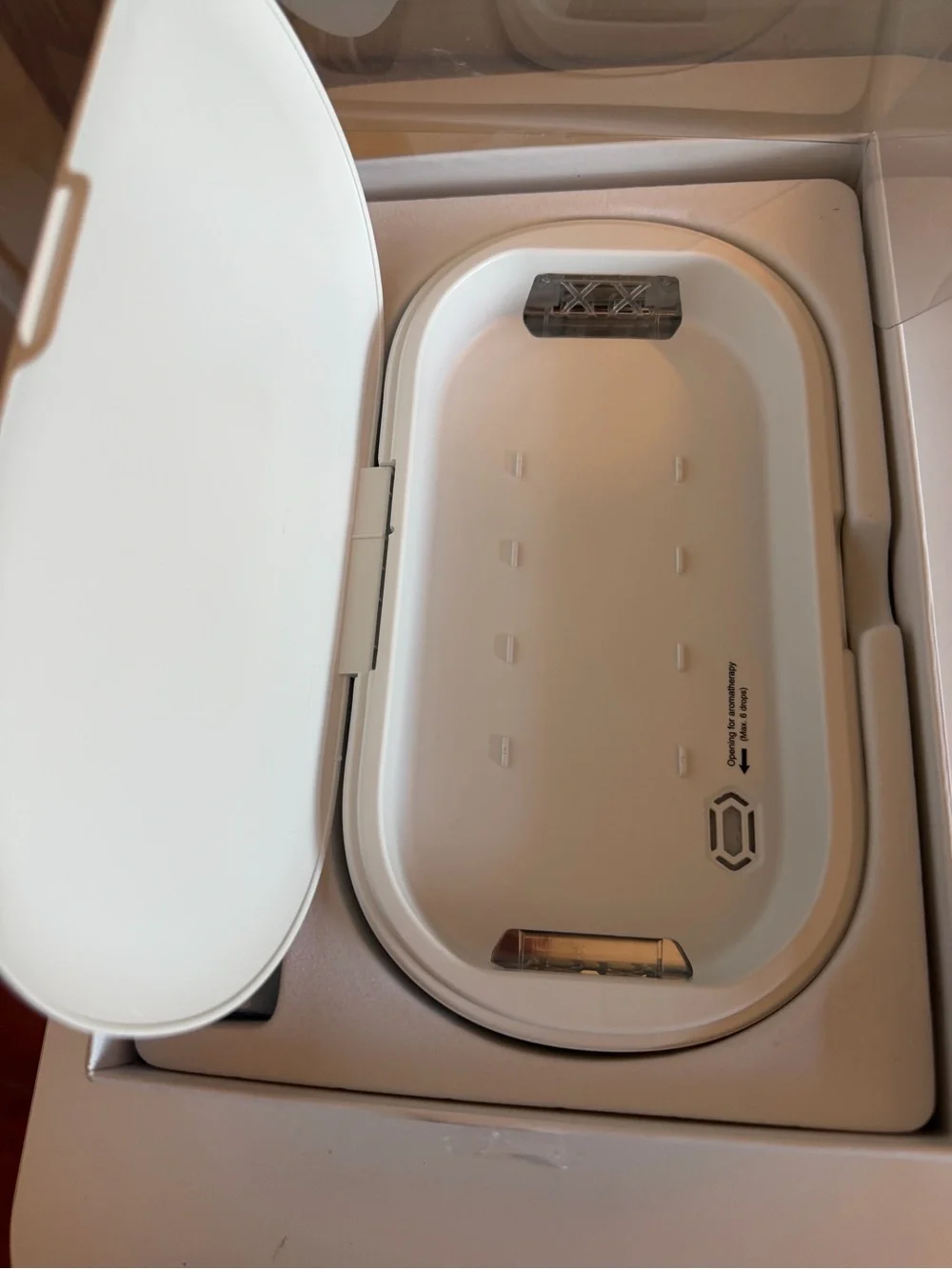Leopard Print Wireless Charger Pad - White & Brown
